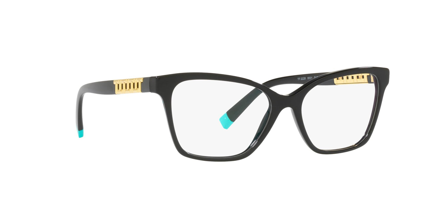 Lente Oftálmico Tiffany TF2228 Negro-Ópticas LUX, Ve Más Allá
