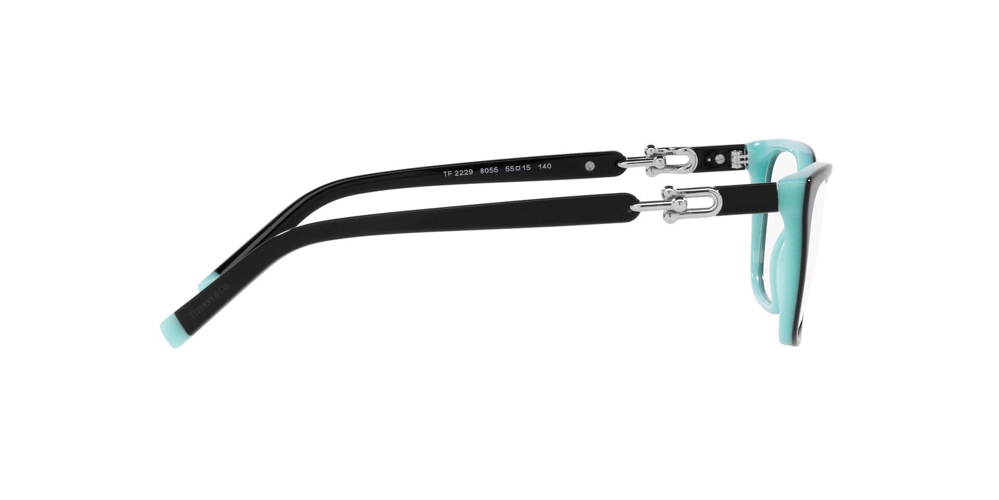 Lente Oftálmico Tiffany TF2229 Negro-Ópticas LUX, Ve Más Allá
