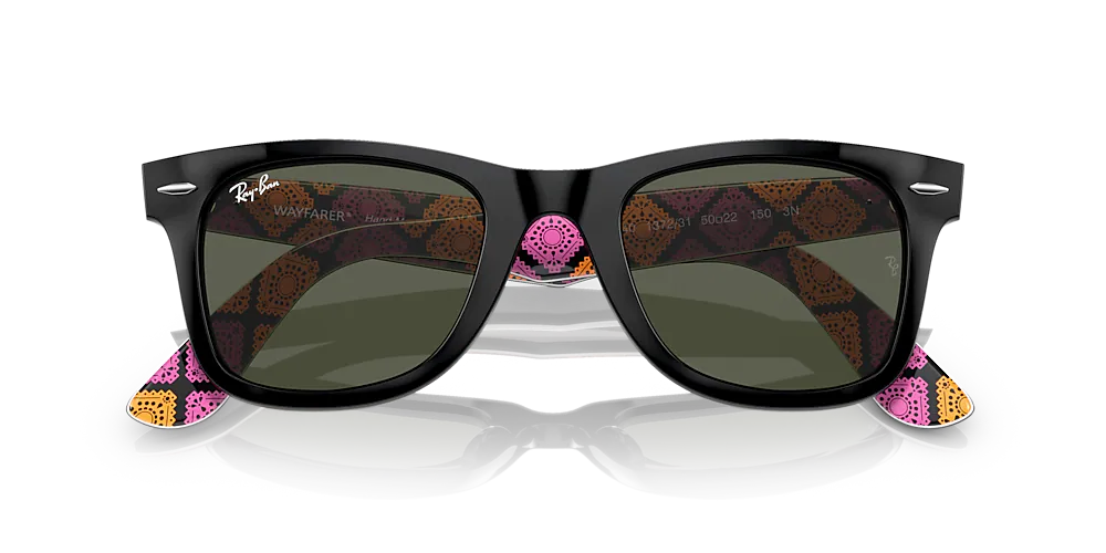 Lente Solar Ray Ban Wayfarer RB2140 Día de Muertos-Ópticas LUX, Ve Más Allá