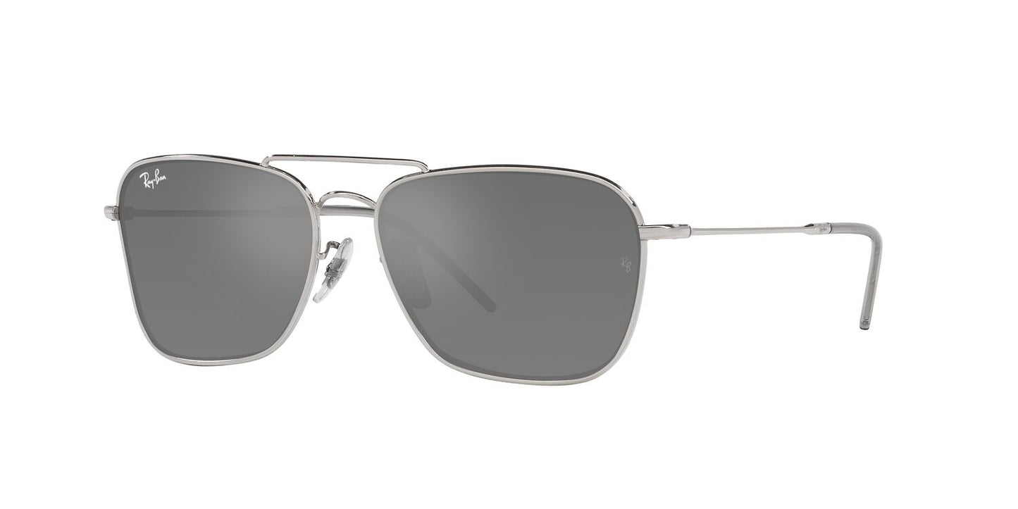 Lentes de Sol Ray Ban RBR0102S Caravan Reverse Plata