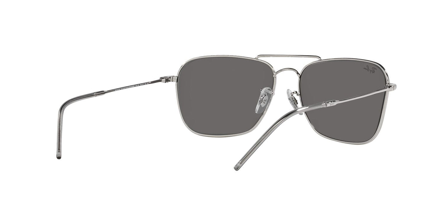 Lentes de Sol Ray Ban RBR0102S Caravan Reverse Plata