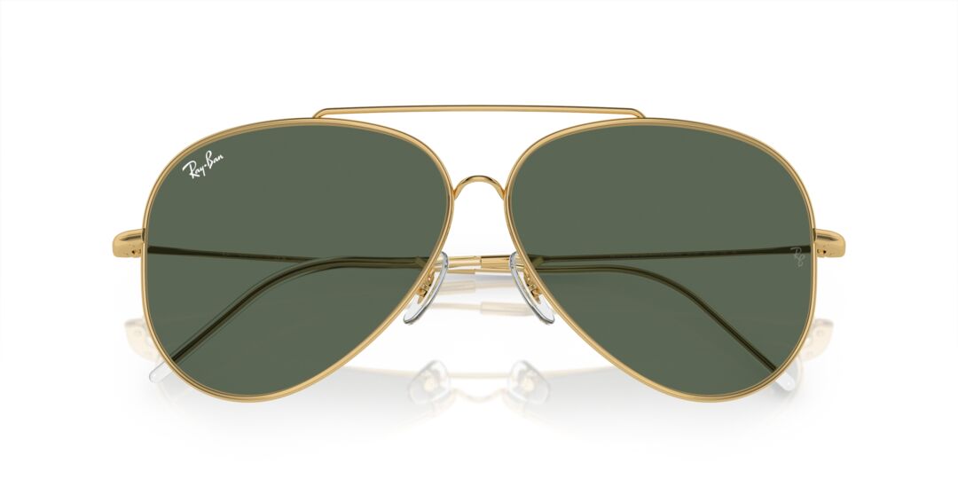Lentes de Sol Ray Ban RBR0101S Dorado Aviator Reverse
