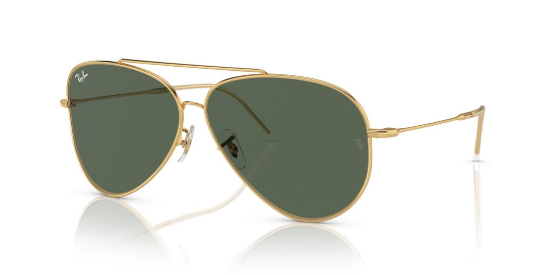 Lentes de Sol Ray Ban RBR0101S Aviator Reverse Dorado