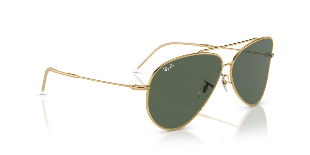 Lentes de Sol Ray Ban RBR0101S Aviator Reverse Dorado