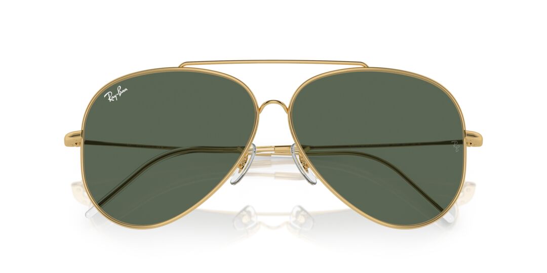 Lentes de Sol Ray Ban RBR0101S Aviator Reverse Dorado