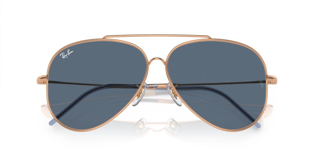 Lentes de Sol Ray Ban RBR0101S Dorado Aviator Reverse