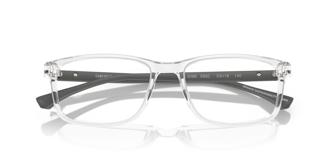 Lente Oftálmico Emporio Armani EA3098 Transparente