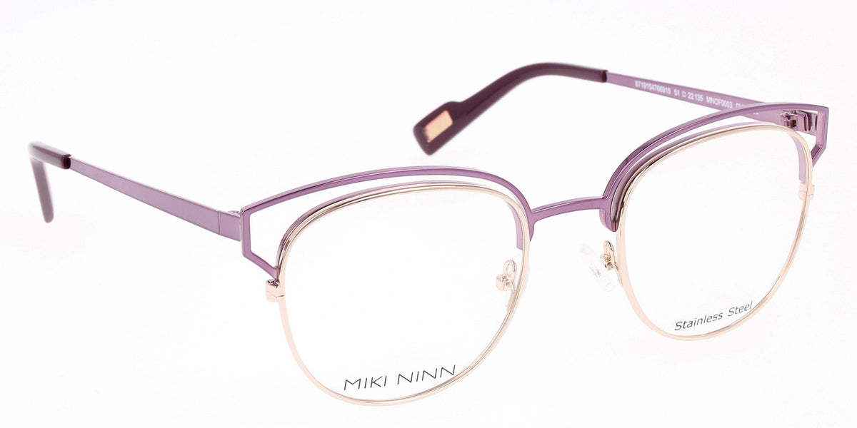 Lente Oftálmico Miki Ninn MNOF0003 Dorado