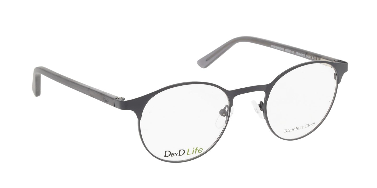 Lente Oftálmico D By D DBOM0030 Gris-Ópticas LUX, Ve Más Allá