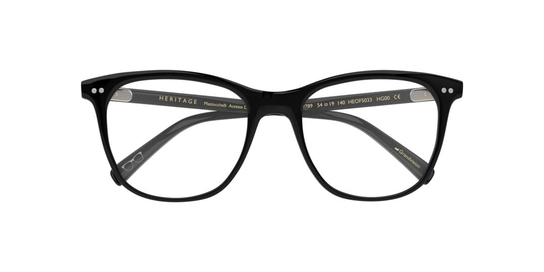 Lente Oftálmico Heritage HEOF5033 Negro