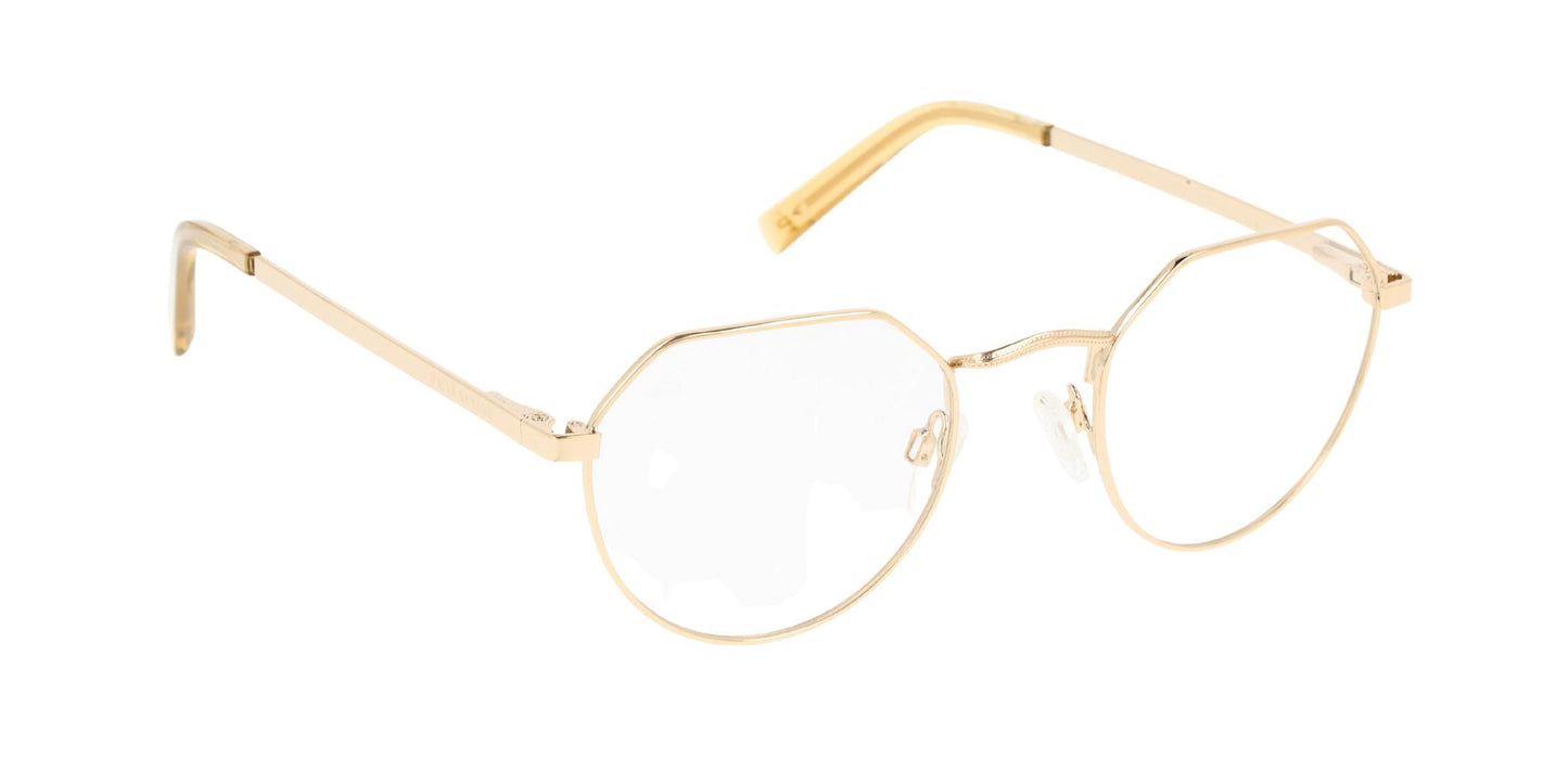 Lente Oftálmico Blue Light Privé Revaux THEDREAMER Dorado-Ópticas LUX, Ve Más Allá