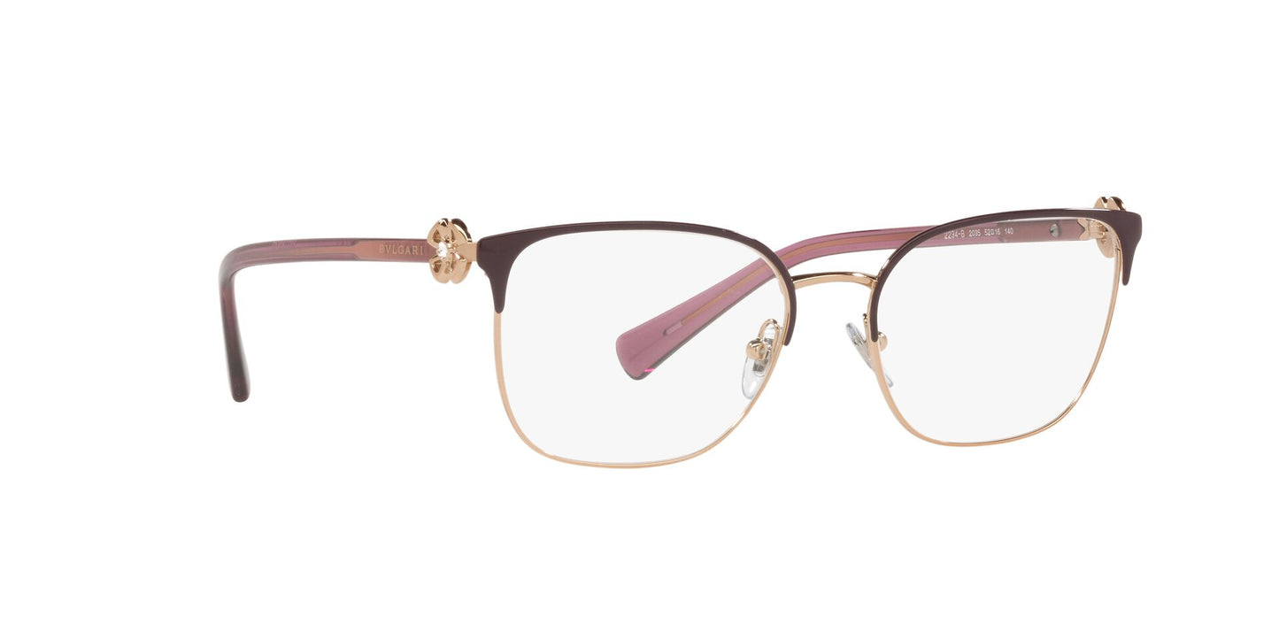 Lente Oftálmico Bvlgari BV2234B Dorado-Ópticas LUX, Ve Más Allá