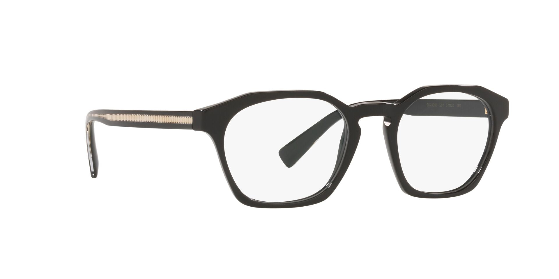 Lente Oftálmico Dolce Gabbana DG3336 Negro-Ópticas LUX, Ve Más Allá