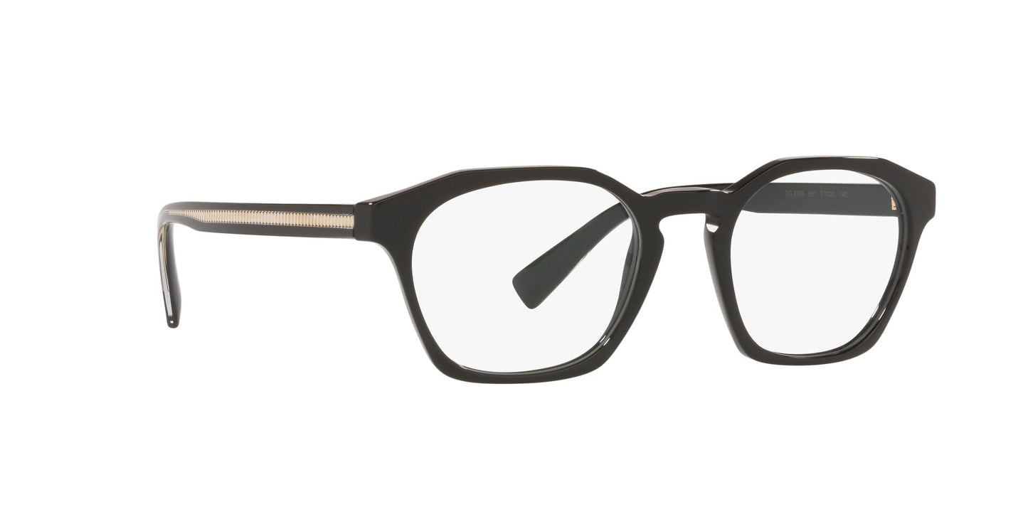 Lente Oftálmico Dolce Gabbana DG3336 Negro-Ópticas LUX, Ve Más Allá