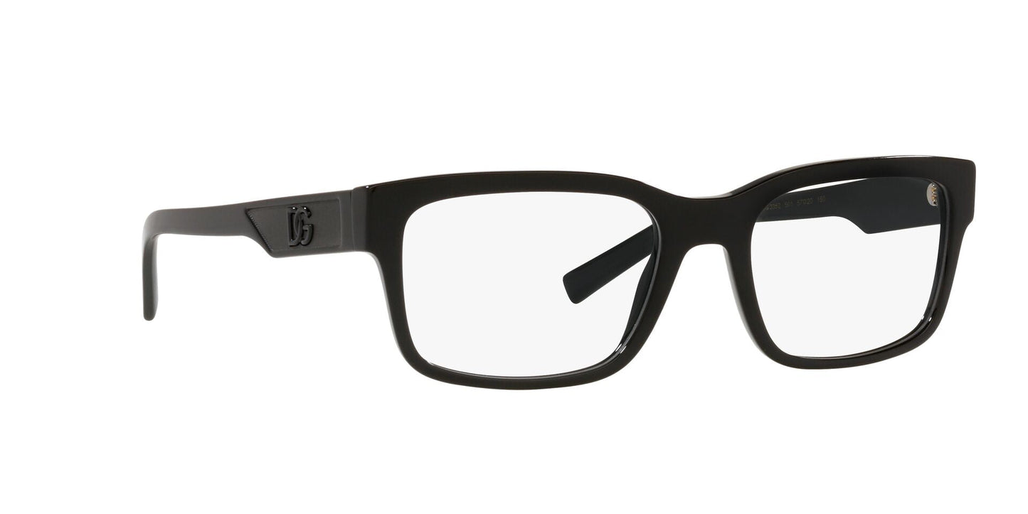 Lente Oftálmico Dolce Gabbana DG3352 Negro-Ópticas LUX, Ve Más Allá