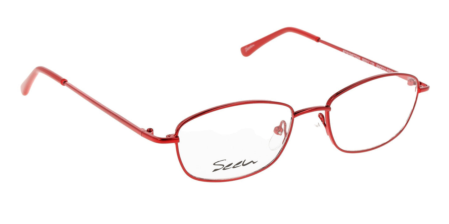 Lente Oftálmico Seen SNDF03 Rojo-Ópticas LUX, Ve Más Allá