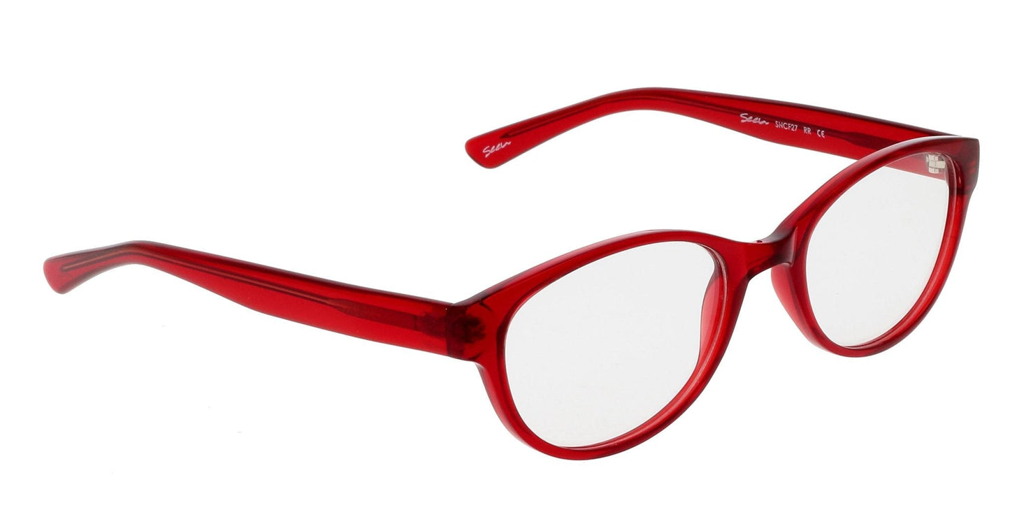 Lente Oftálmico Seen SNEF09 Rojo-Ópticas LUX, Ve Más Allá