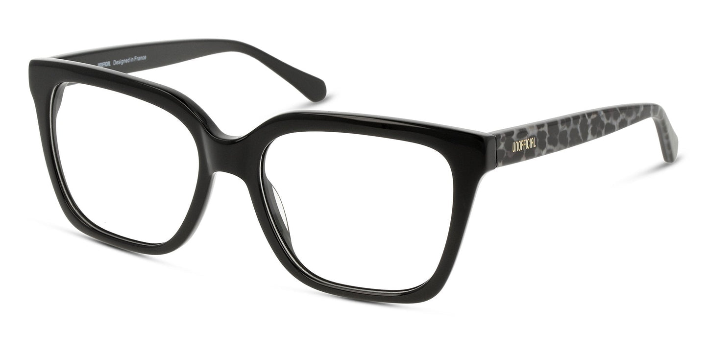 Lente Oftálmico Unofficial UNOF0203 Negro-Ópticas LUX, Ve Más Allá