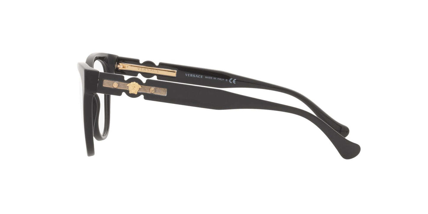Lente Oftálmico Versace VE3304 Negro-Ópticas LUX, Ve Más Allá