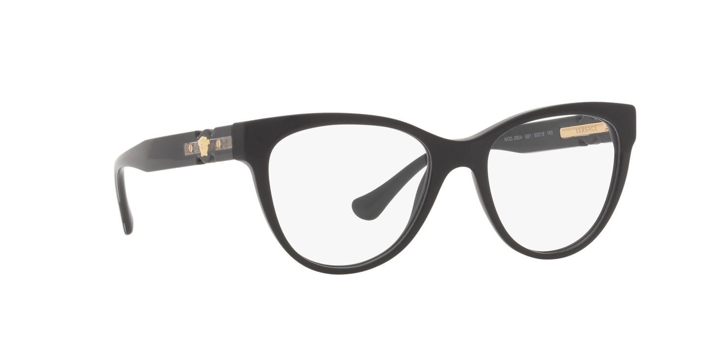 Lente Oftálmico Versace VE3304 Negro-Ópticas LUX, Ve Más Allá
