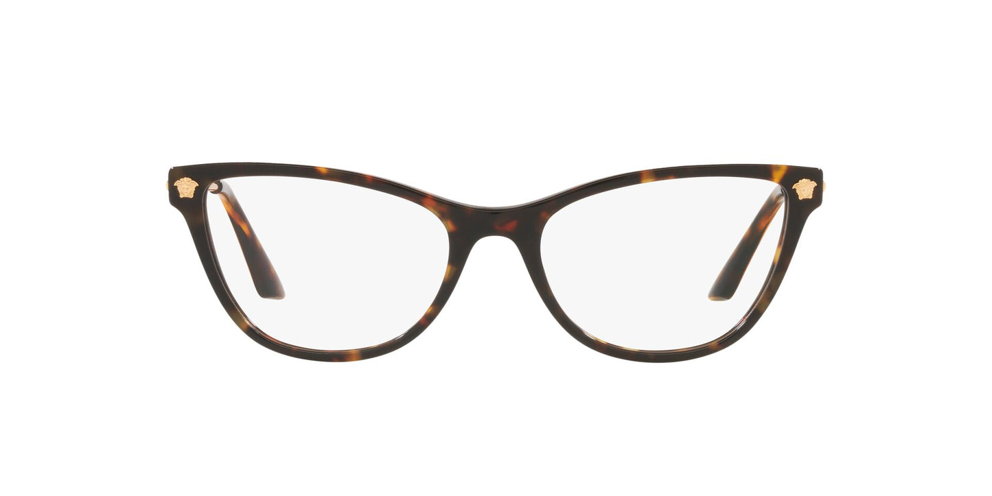 Lente Oftálmico Versace VE3309 Havana-Ópticas LUX, Ve Más Allá