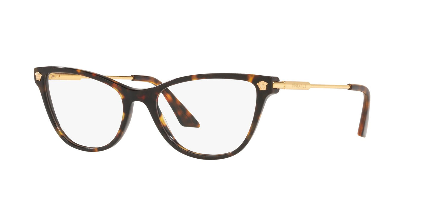 Lente Oftálmico Versace VE3309 Havana-Ópticas LUX, Ve Más Allá