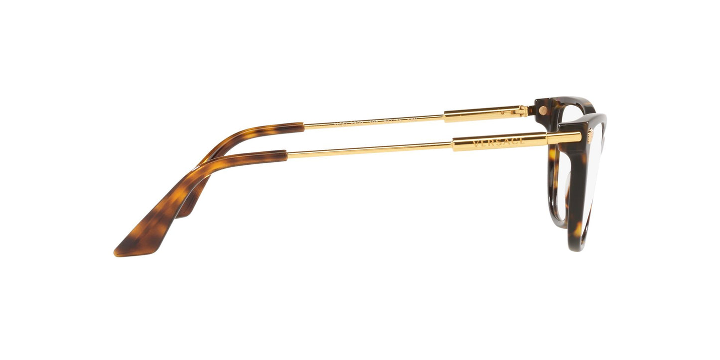 Lente Oftálmico Versace VE3309 Havana-Ópticas LUX, Ve Más Allá