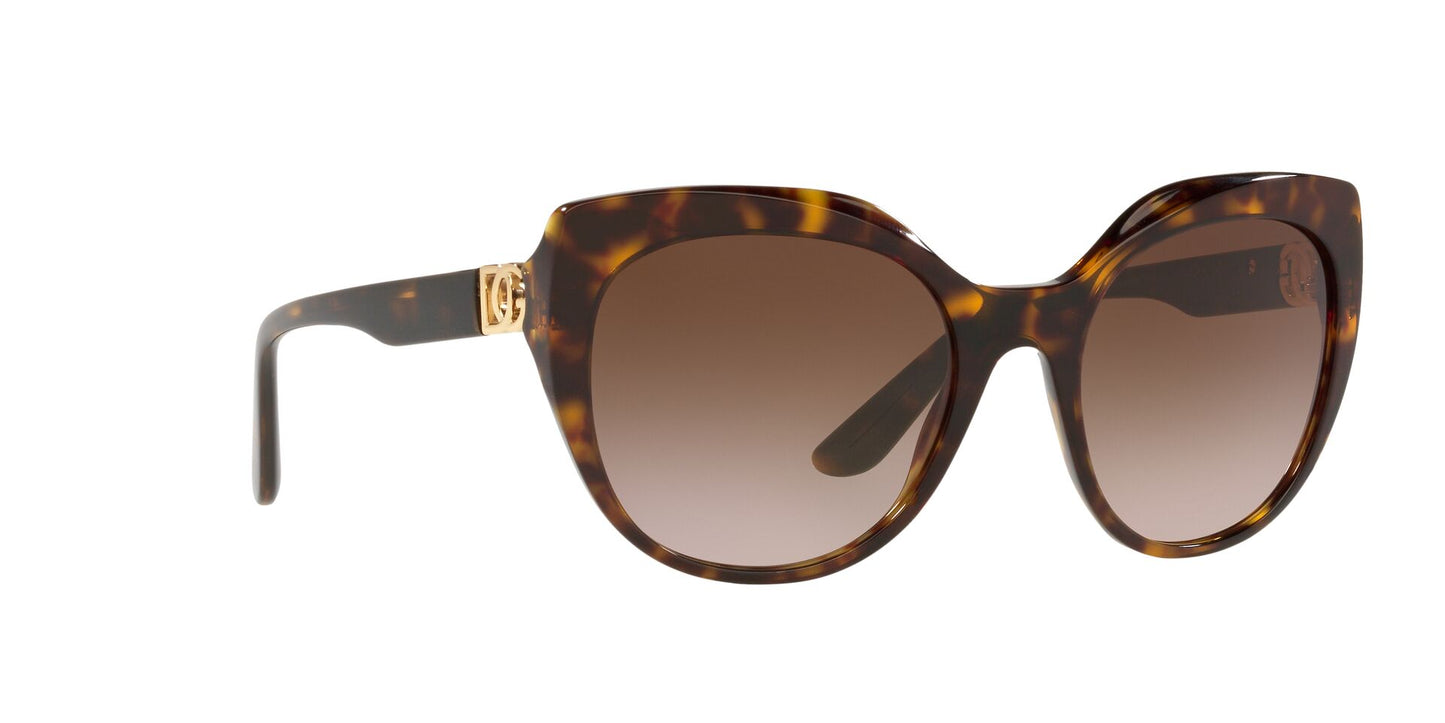 Lente Solar Dolce Gabbana DG4392 Havana-Ópticas LUX, Ve Más Allá