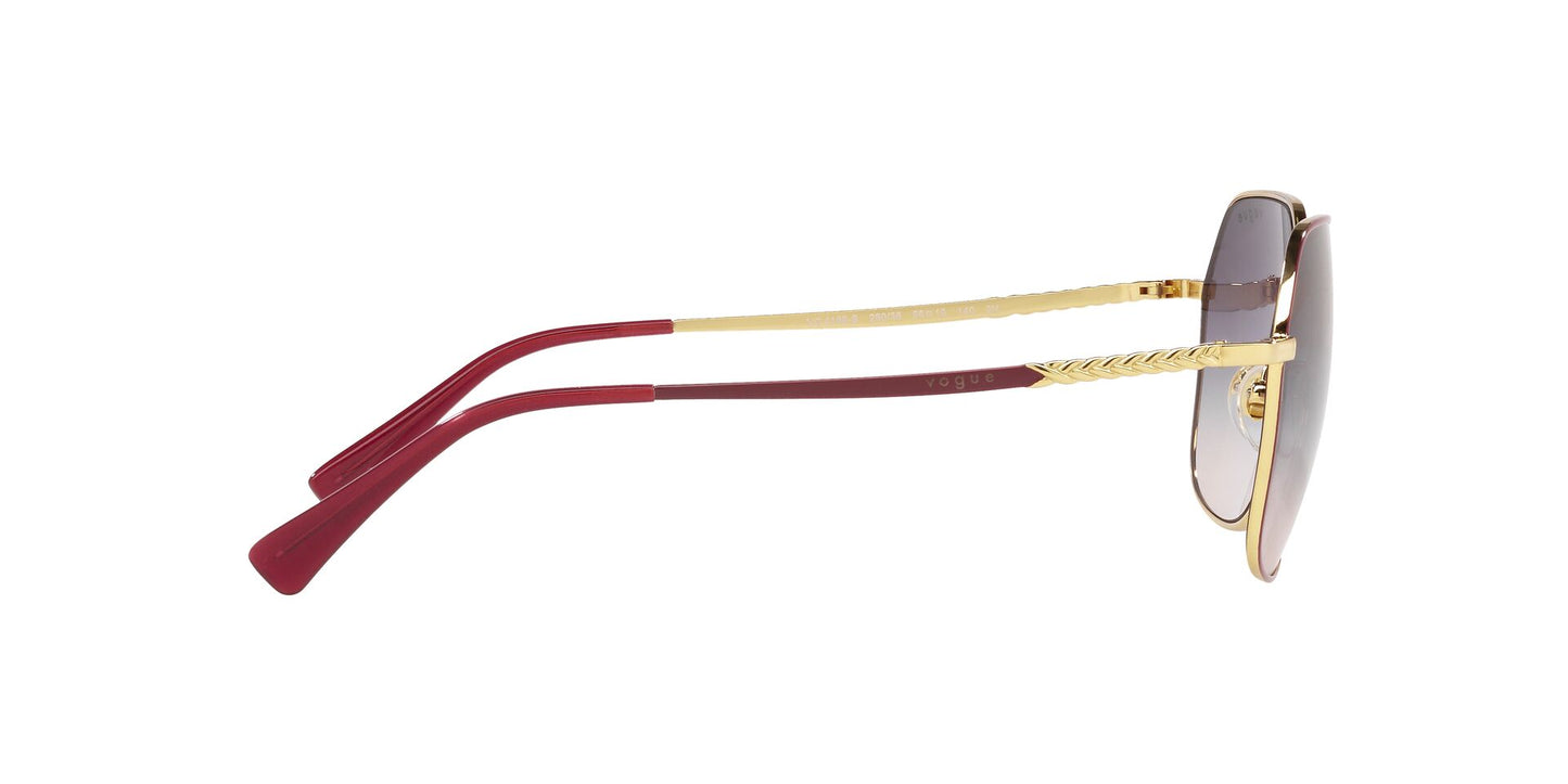 Lente Solar Vogue VO4198S Rojo-Ópticas LUX, Ve Más Allá