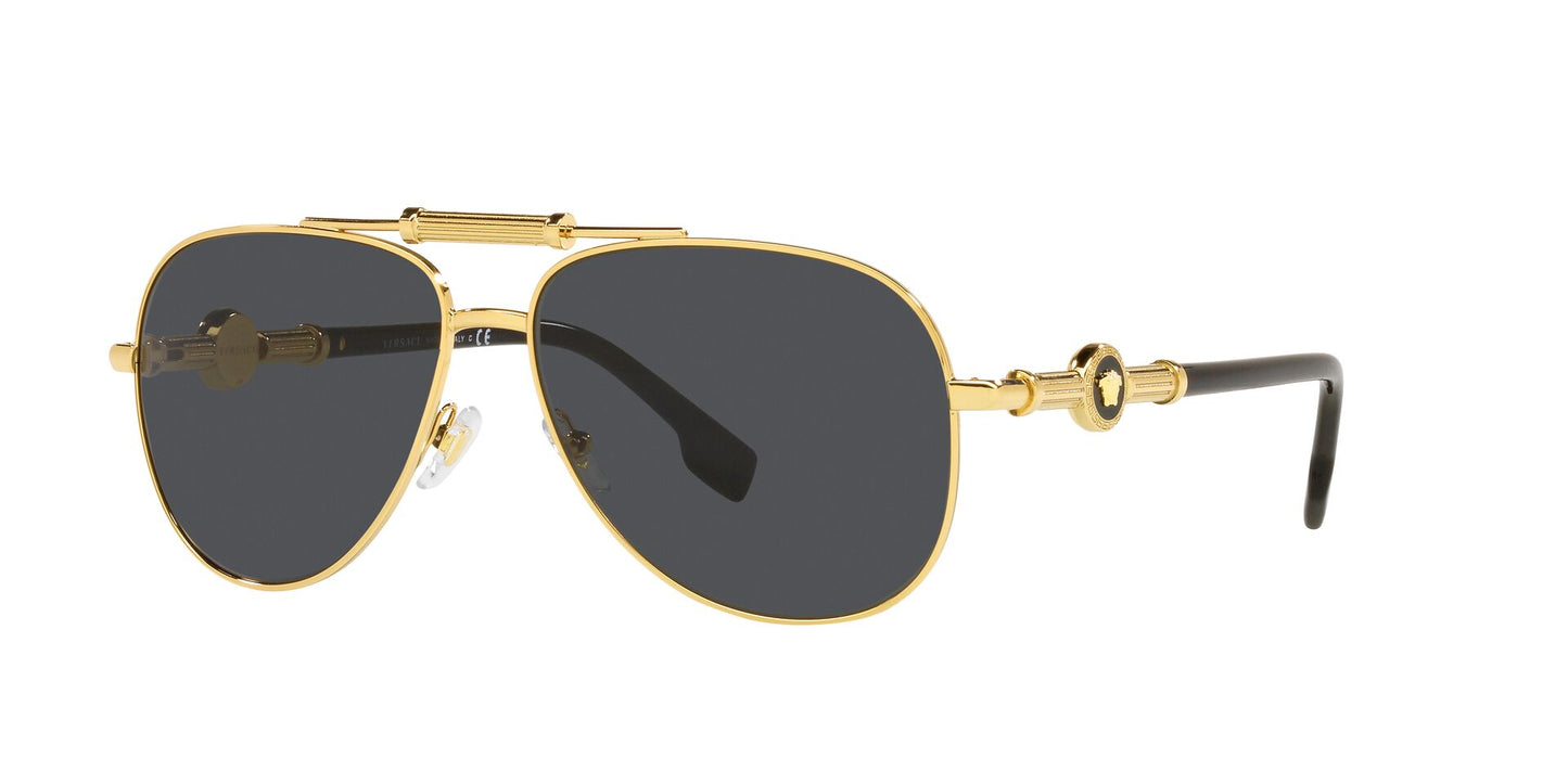 Lentes de Sol Versace VE2236 Dorado-Ópticas LUX, Ve Más Allá