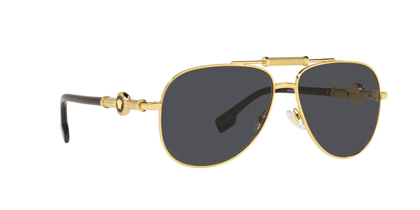 Lentes de Sol Versace VE2236 Dorado-Ópticas LUX, Ve Más Allá