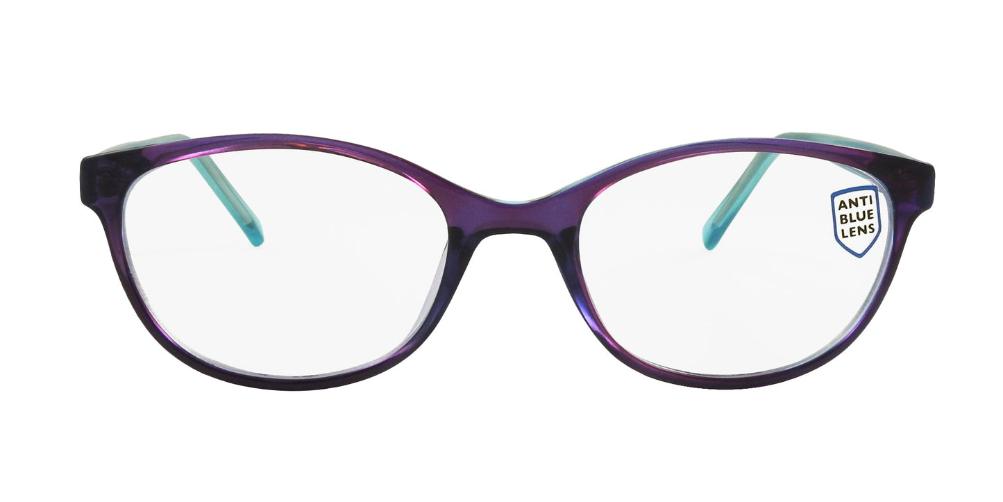 Lente Oftálmico Quality Vision QVEF09 Morado