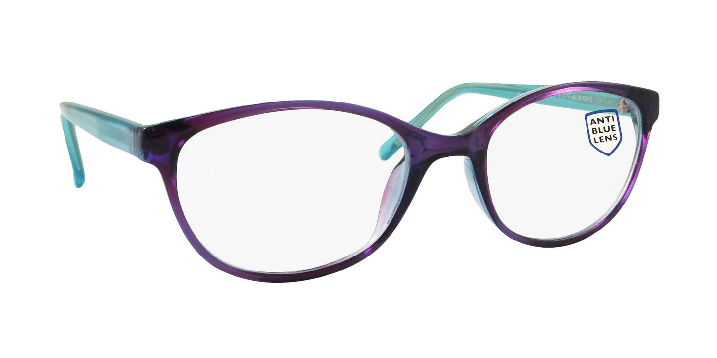 Lente Oftálmico Quality Vision QVEF09 Morado