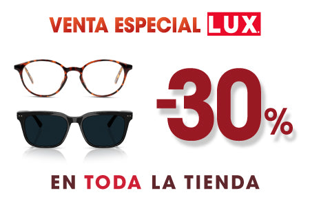 30% de descuento en toda la tienda