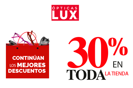 30% de descuento en toda la tienda