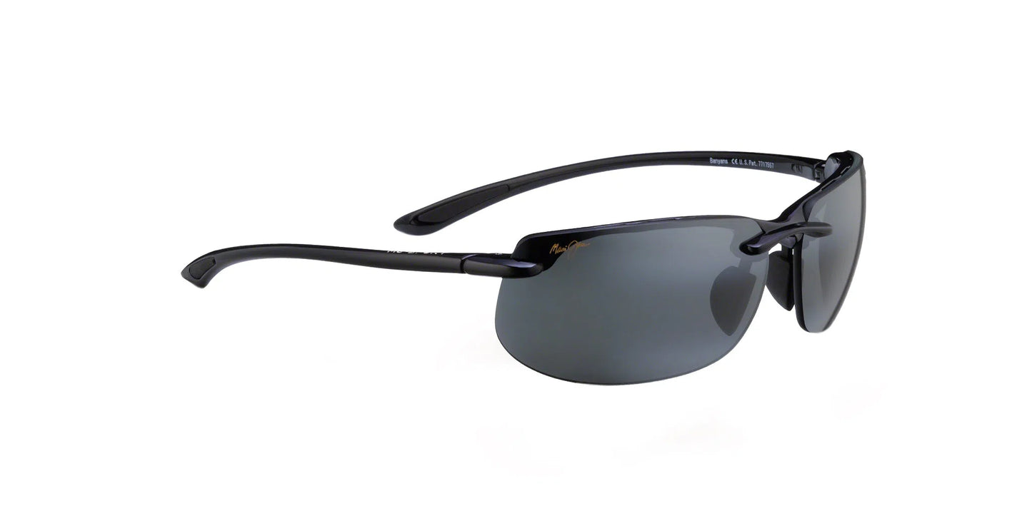 Lentes de Sol Maui Jim MJ0412 Negro-Ópticas LUX, Ve Más Allá