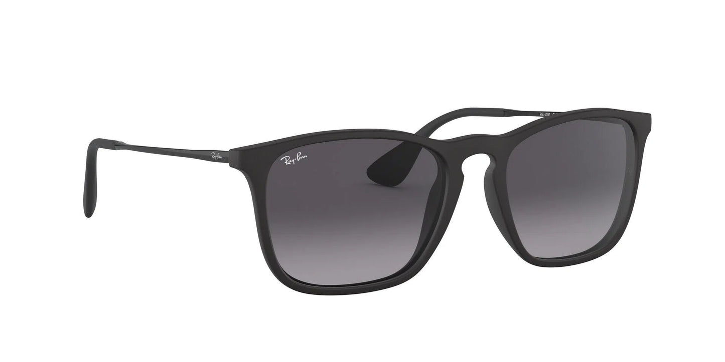 Lentes de Sol Ray Ban RB4187 Chris Negro-Ópticas LUX, Ve Más Allá