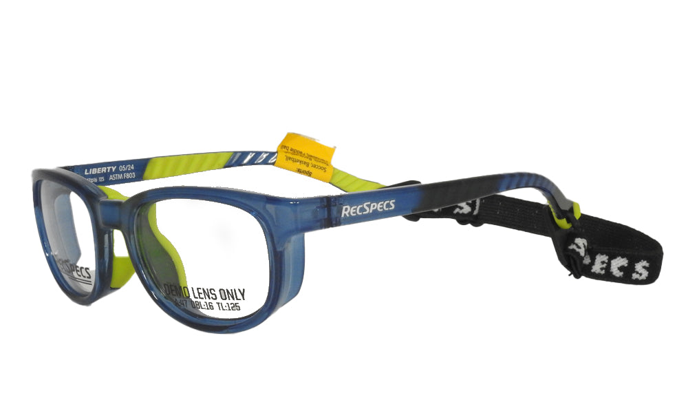 Lente Oftálmico Goggles Deportivos Kids HYBRIDH1 Azul