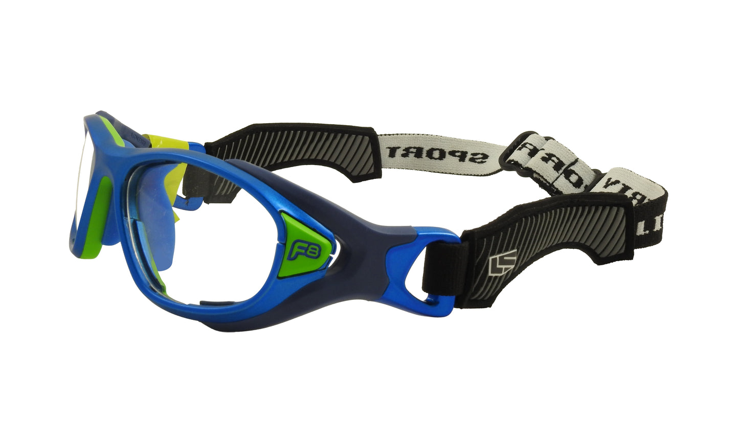 Lente Oftálmico Goggles Deportivos GD7357 Azul