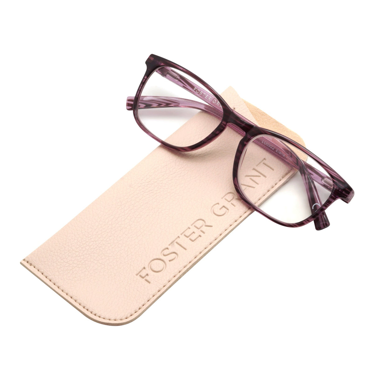 Lente Oftálmico Foster Grant Pre-graduado +2.0 FGR-ELANA Morado