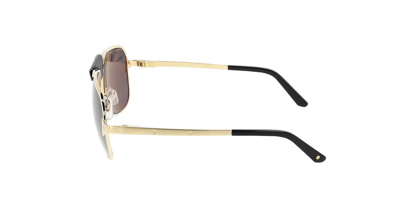 Lentes de Sol Cartier CT0165S Dorado-Ópticas LUX, Ve Más Allá