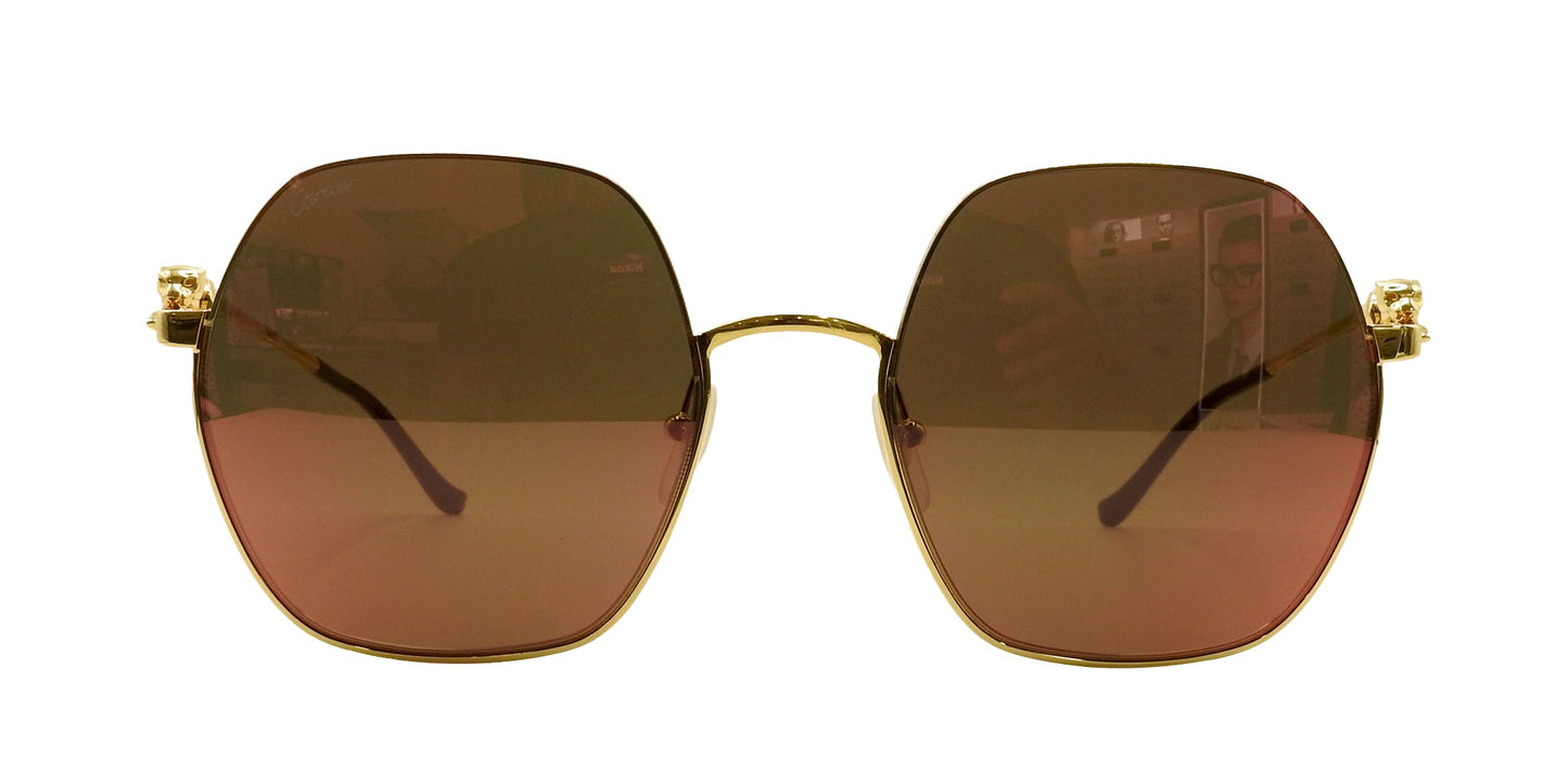 Lentes de Sol Cartier CT0267S Dorado