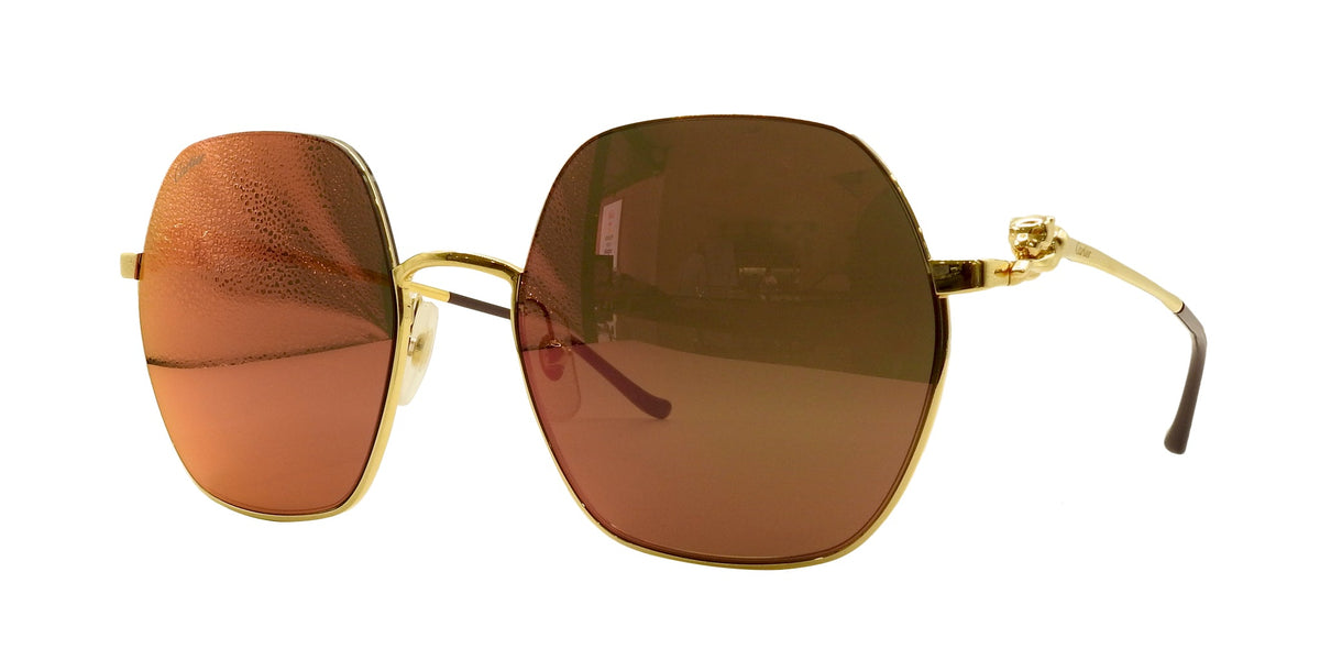 Lentes de Sol Cartier CT0267S Dorado