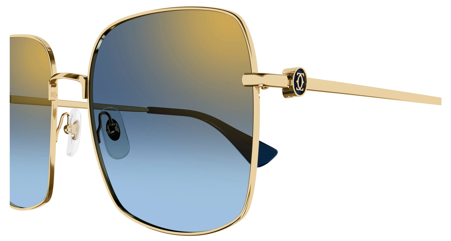 Lente Solar Cartier CT0401S Dorado