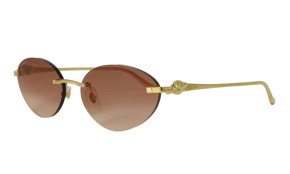 Lentes de Sol Cartier CT0504S Dorado
