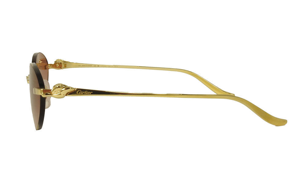 Lentes de Sol Cartier CT0504S Dorado