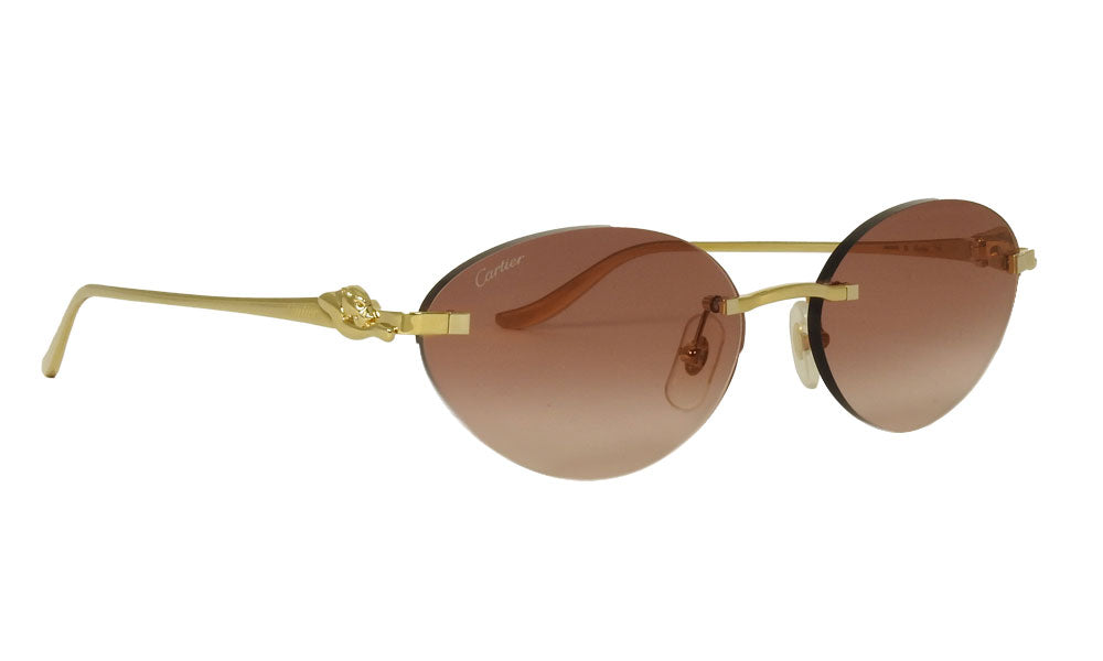 Lentes de Sol Cartier CT0504S Dorado