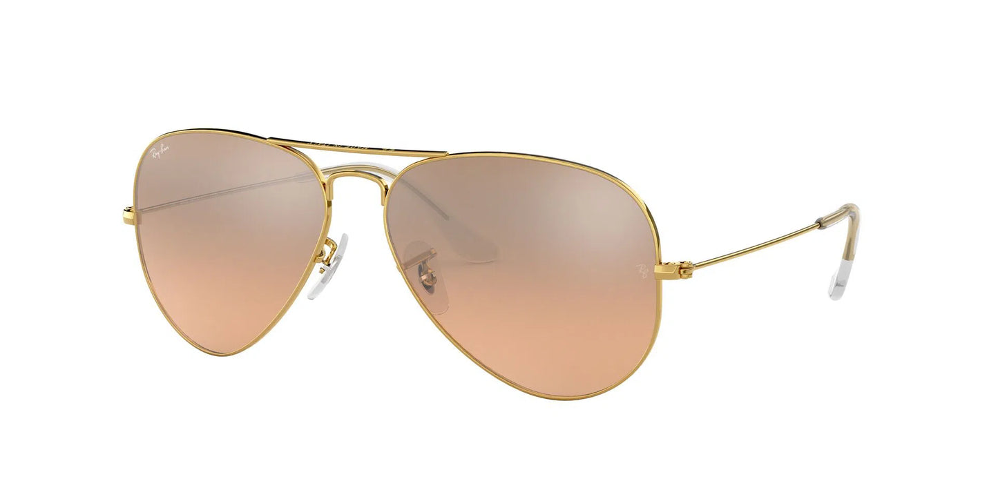 Lentes de Sol Ray Ban RB3025 Aviator Dorado-Ópticas LUX, Ve Más Allá