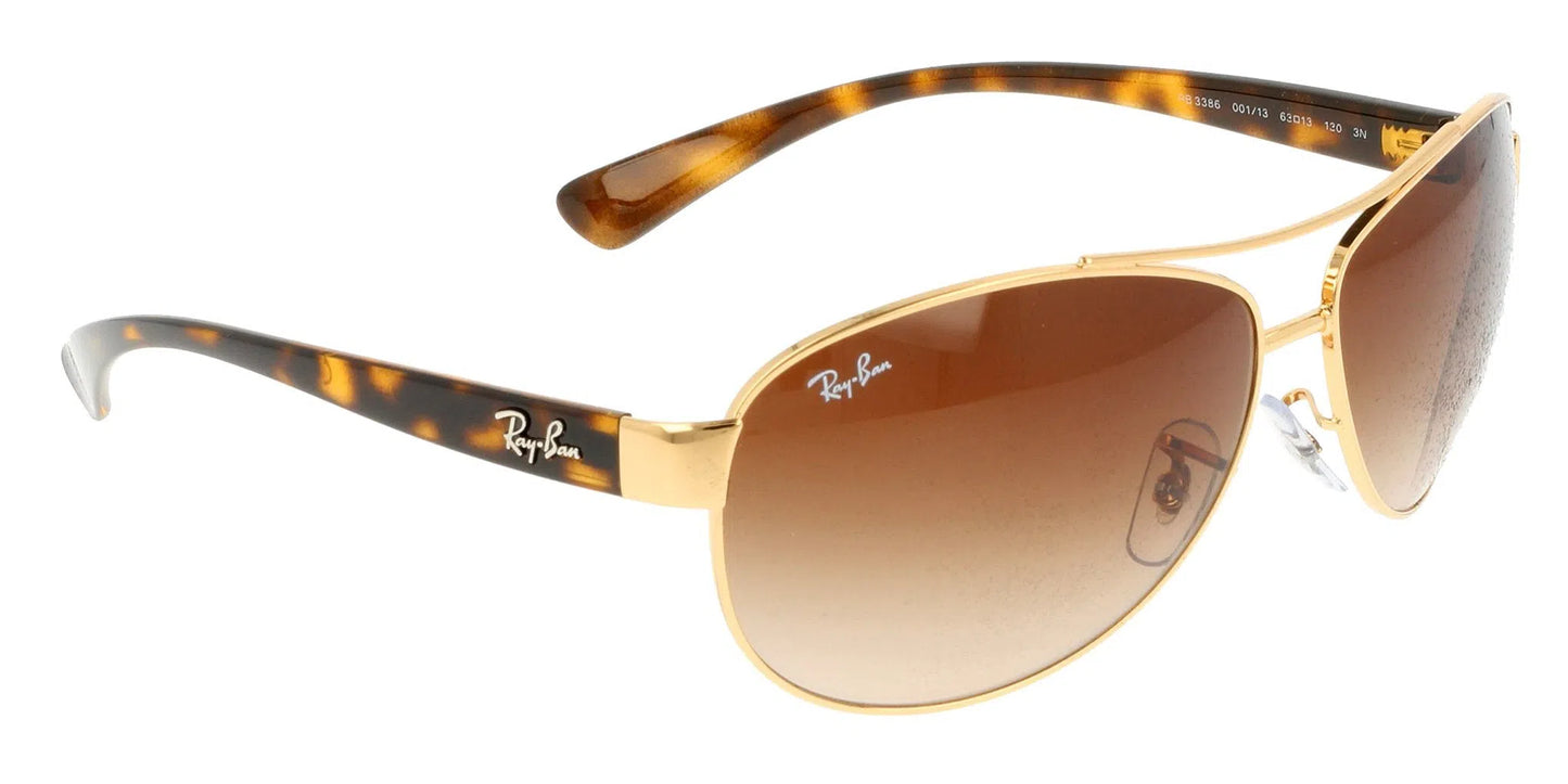 Lentes de Sol Ray Ban RB3386 Dorado-Ópticas LUX, Ve Más Allá