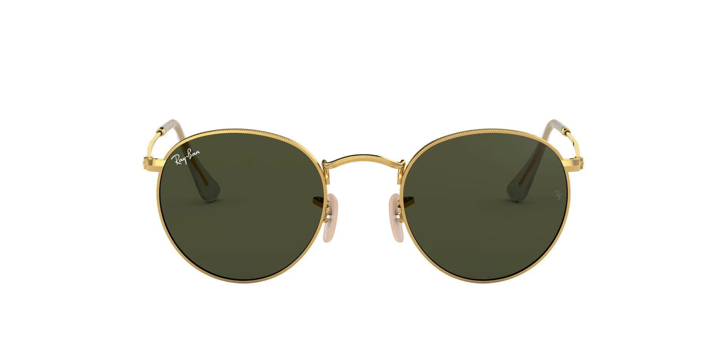 Lentes de Sol Ray Ban RB3447 Round Dorado-Ópticas LUX, Ve Más Allá